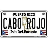 Cabo Rojo Puerto Rico Metal Novelty License Plate 4" x 2.2" (MLP)