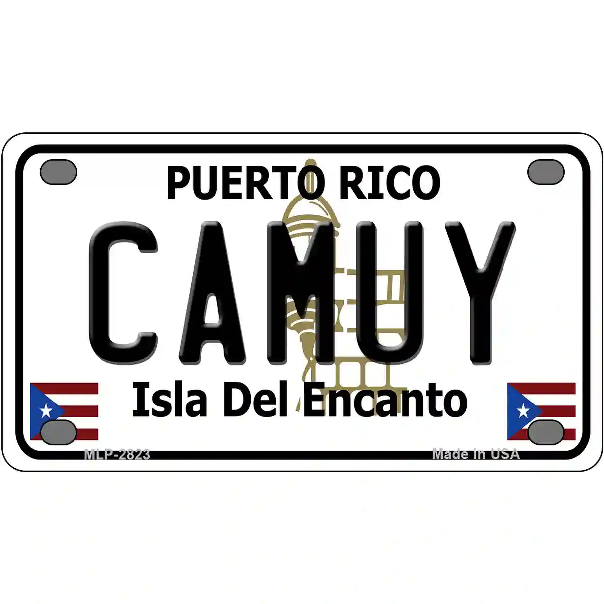 Camuy Puerto Rico Metal Novelty License Plate 4" x 2.2" (MLP)