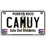 Camuy Puerto Rico Metal Novelty License Plate 4" x 2.2" (MLP)