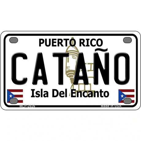 Catano Puerto Rico Metal Novelty License Plate 4" x 2.2" (MLP)