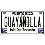 Guayanilla Puerto Rico Metal Novelty License Plate 4" x 2.2" (MLP)