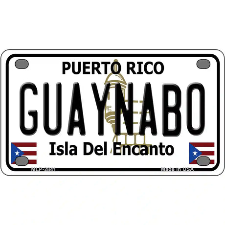 Guaynabo Puerto Rico Metal Novelty License Plate 4" x 2.2" (MLP)