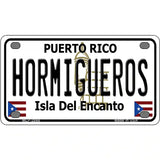 Hormiguesros Puerto Rico Metal Novelty License Plate 4" x 2.2" (MLP)