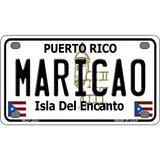 Maricao Puerto Rico Metal Novelty License Plate 4" x 2.2" (MLP)