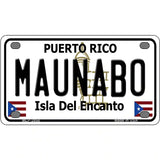 Maunabo Puerto Rico Metal Novelty License Plate 4" x 2.2" (MLP)