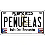 Penuelas Puerto Rico Metal Novelty License Plate 4" x 2.2" (MLP)