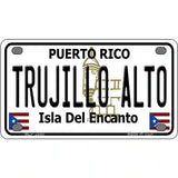 Trujillo Alto Puerto Rico Metal Novelty License Plate 4" x 2.2" (MLP)