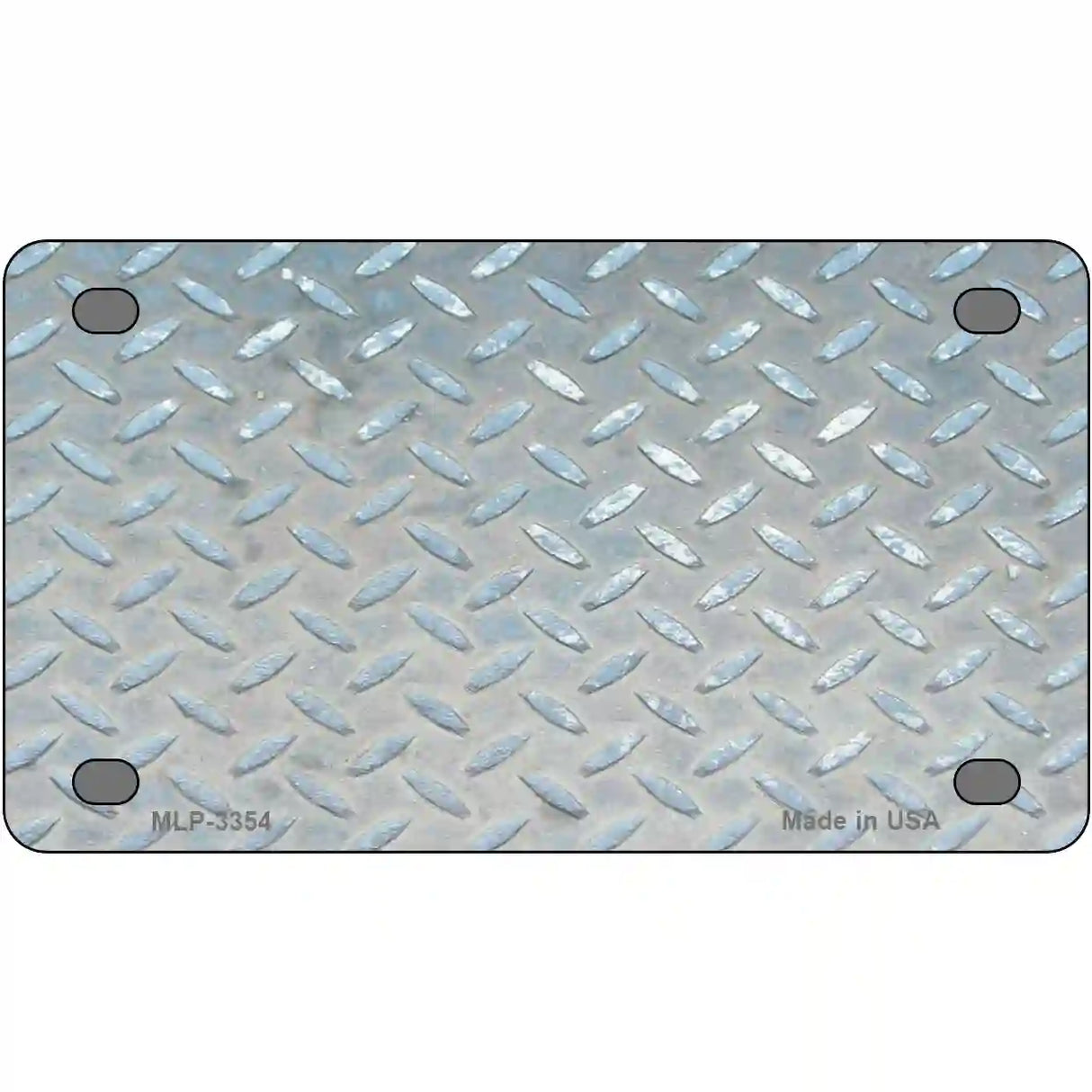 Silver Toolbox Diamond Metal Novelty License Plate 4" x 2.2" (MLP)