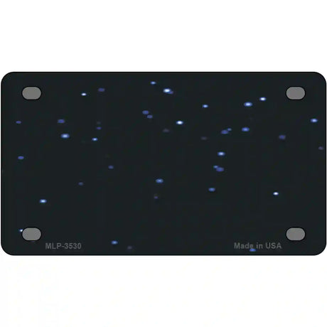 Stars Metal Novelty License Plate 4" x 2.2" (MLP)