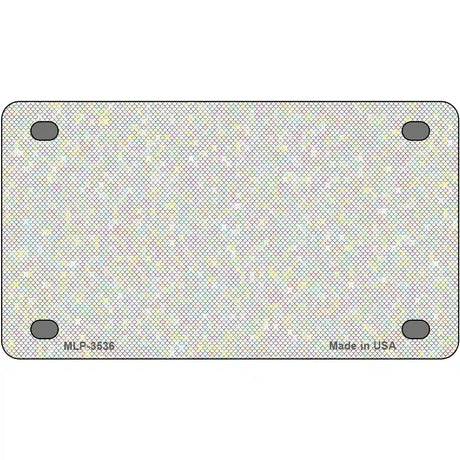 Fish Scale Metal Novelty License Plate 4" x 2.2" (MLP)