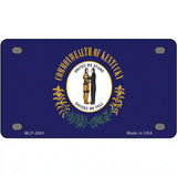 Kentucky State Flag Metal Novelty License Plate 4" x 2.2" (MLP)