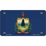 Vermont State Flag Metal Novelty License Plate 4" x 2.2" (MLP)