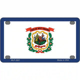 West Virginia State Flag Metal Novelty License Plate 4" x 2.2" (MLP)