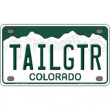 Tailgtr Colorado Novelty Metal License Plate 4" x 2.2" (MLP)