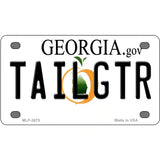 Tailgtr Georgia Novelty Metal License Plate 4" x 2.2" (MLP)