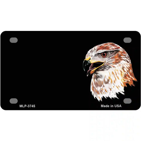 Falcon Offset Metal Novelty License Plate 4" x 2.2" (MLP)