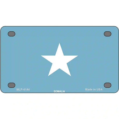 Somalia Flag Metal Novelty License Plate 4" x 2.2" (MLP)