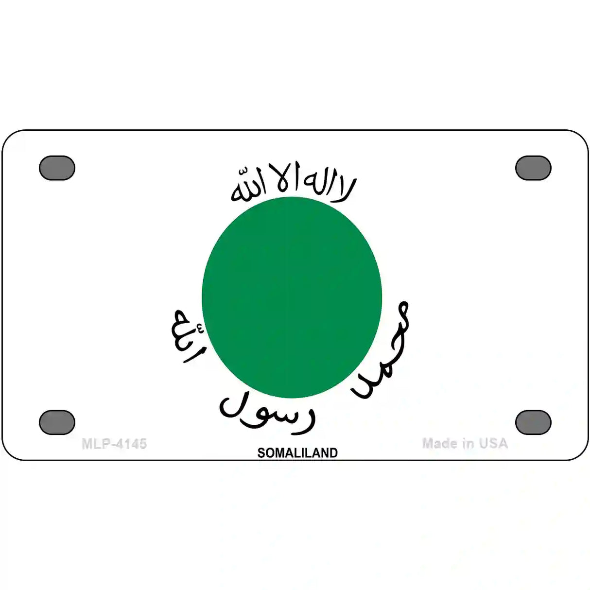 Somaliland Flag Metal Novelty License Plate 4" x 2.2" (MLP)