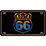 Route 66 Logo Arizona Flag Metal Novelty License Plate 4" x 2.2" (MLP)