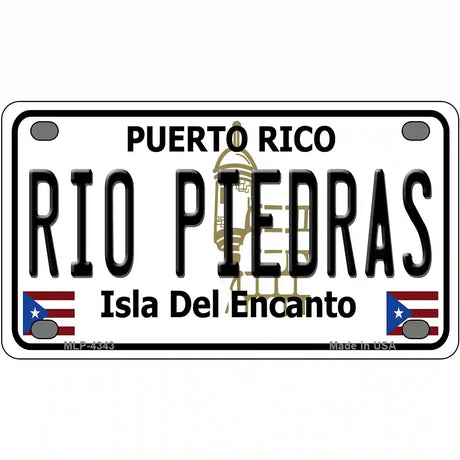 Rio Piedra Puerto Rico Metal Novelty License Plate 4" x 2.2" (MLP)