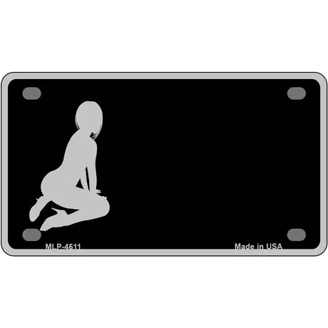 Lap Dancer Offset Metal Novelty License Plate 4" x 2.2" (MLP)