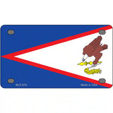 American Samoa Flag Metal Novelty License Plate 4" x 2.2" (MLP)