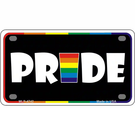 Pride Metal Novelty License Plate 4" x 2.2" (MLP)