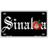 Sinaloa Tomato Metal Novelty License Plate 4" x 2.2" (MLP)