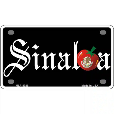 Sinaloa Tomato Metal Novelty License Plate 4" x 2.2" (MLP)