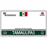 Tamaulipas Mexico Novelty Metal License Plate 4" x 2.2" (MLP)