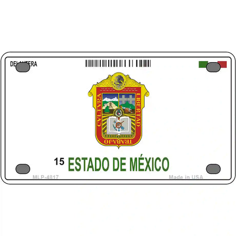 Estado De Mexico Novelty Metal License Plate 4" x 2.2" (MLP)