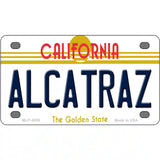 Alcatraz California Novelty Metal License Plate 4" x 2.2" (MLP)