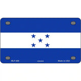 Honduras Flag Metal Novelty License Plate 4" x 2.2" (MLP)