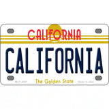 California Novelty Metal License Plate 4" x 2.2" (MLP)