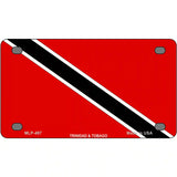 Trinidad Tobago Flag Metal Novelty License Plate 4" x 2.2" (MLP)