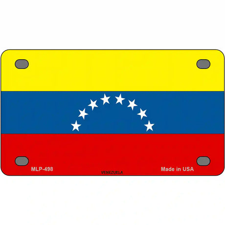 Venezuela Metal Novelty License Plate 4" x 2.2" (MLP)