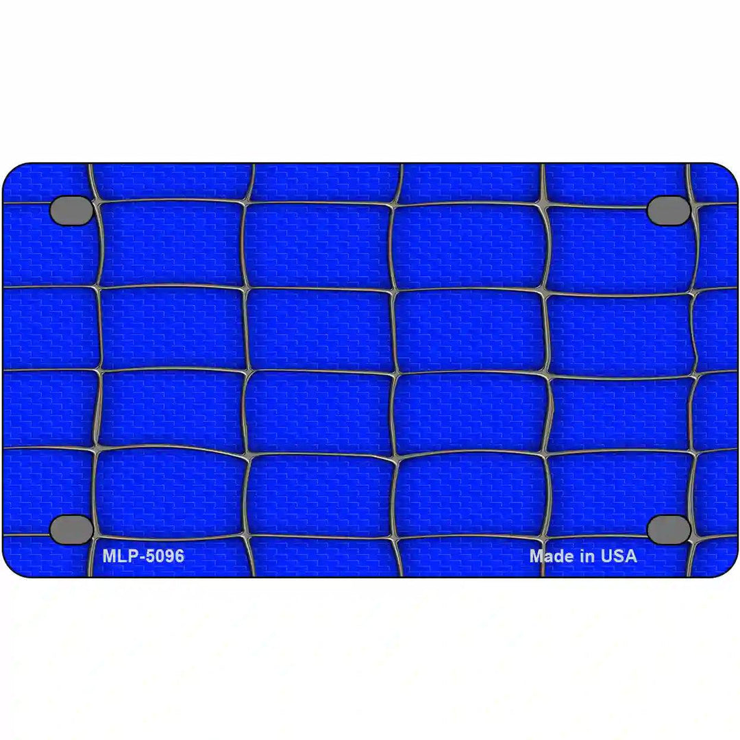 Web Blue Metal Novelty License Plate 4" x 2.2" (MLP)
