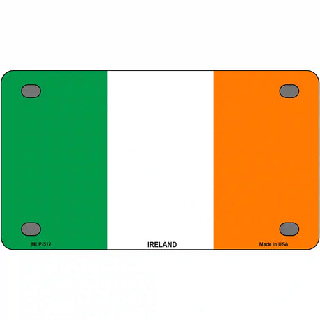 Ireland Flag Metal Novelty License Plate 4" x 2.2" (MLP)