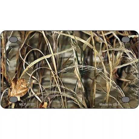 Camo Sticks Metal Novelty License Plate 4" x 2.2" (MLP)