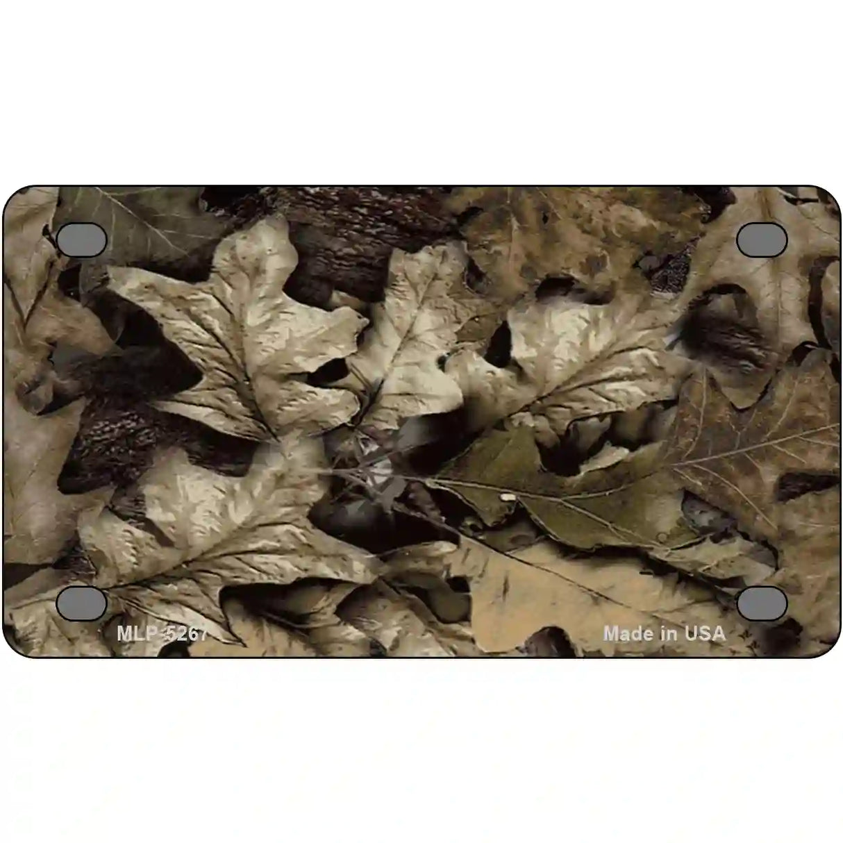 Leaf Camouflage Metal Novelty License Plate LP-5267 4" x 2.2" (MLP)