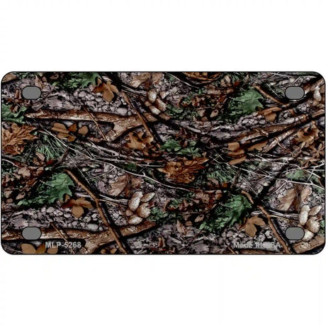 Branches Camouflage Metal Novelty License Plate 4" x 2.2" (MLP)