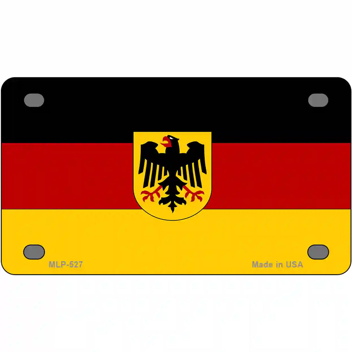 Germany State Flag Metal Novelty License Plate 4" x 2.2" (MLP)