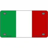 Italy Flag Metal Novelty License Plate 4" x 2.2" (MLP)