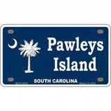 Pawleys Island Metal Novelty License Plate 4" x 2.2" (MLP)