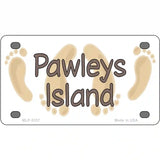 Pawleys Island Foots Metal Novelty License Plate 4" x 2.2" (MLP)