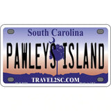 Pawleys Island South Carolina Metal Novelty License Plate 4" x 2.2" (MLP)