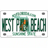 West Palm Beach Florida Novelty Metal License Plate 4" x 2.2" (MLP)