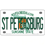 St Petersburg Florida Novelty Metal License Plate 4" x 2.2" (MLP)