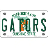 Gators Florida Novelty Metal License Plate 4" x 2.2" (MLP)