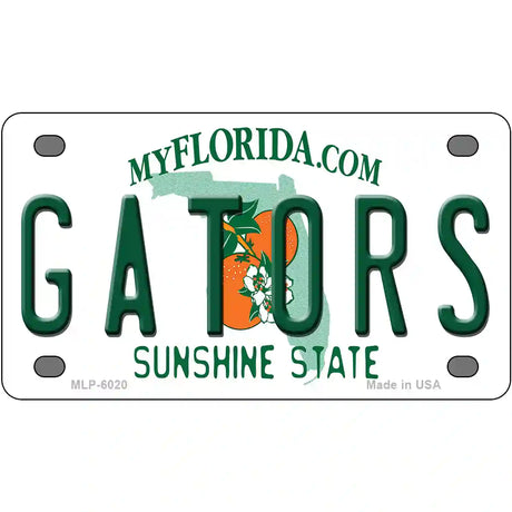 Gators Florida Novelty Metal License Plate 4" x 2.2" (MLP)